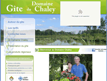 Tablet Screenshot of domaine-chaley.com